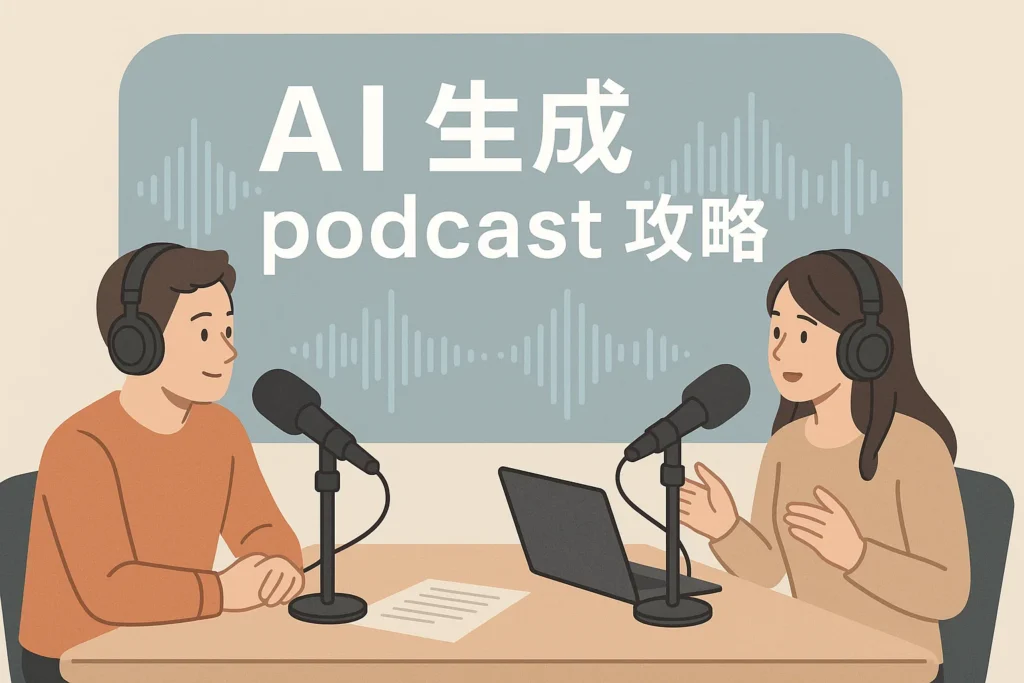 Podcast是什麼？2025就用AI工具一步到位生成Podcast全攻略
