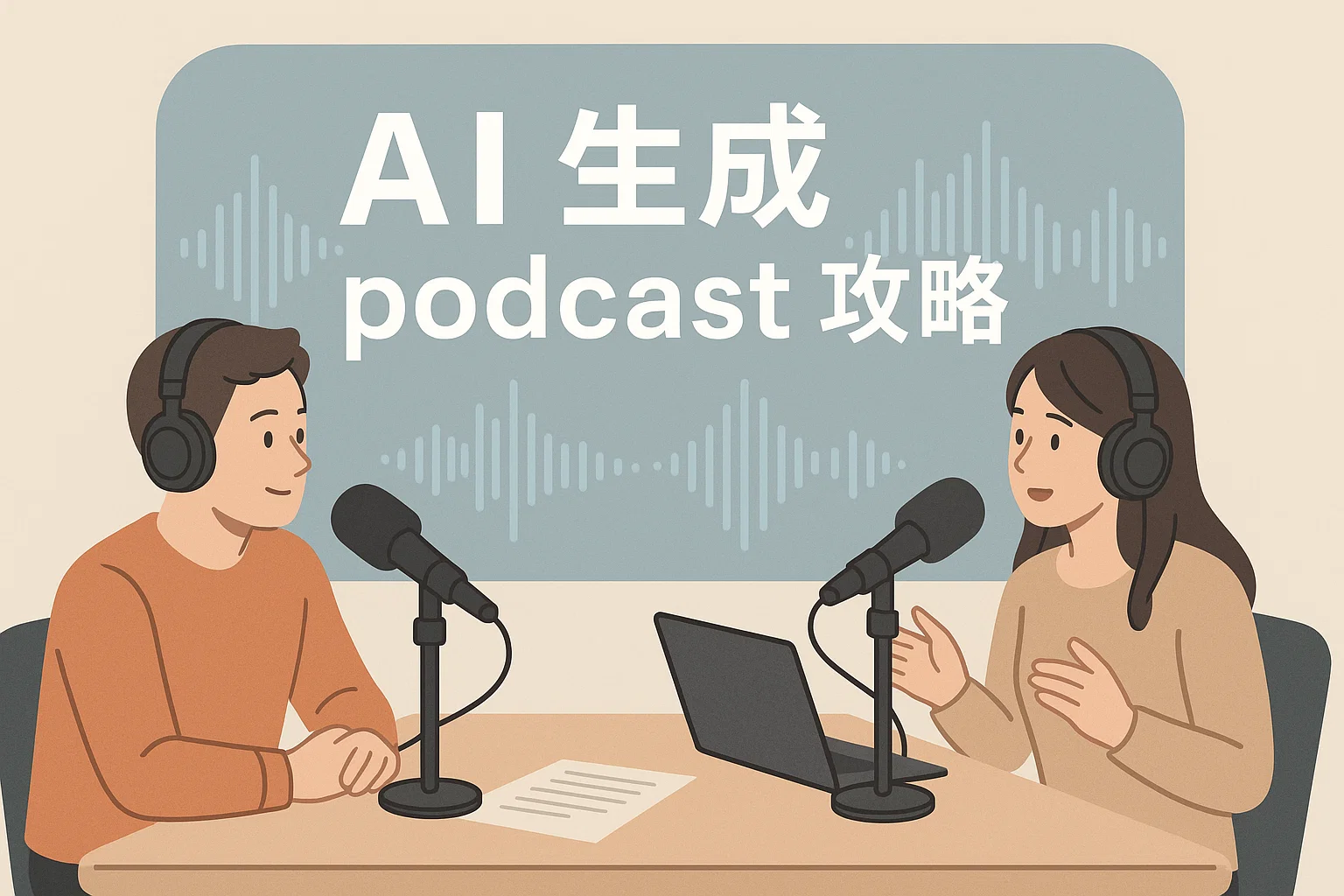 Podcast是什麼？2025就用AI工具一步到位生成Podcast全攻略
