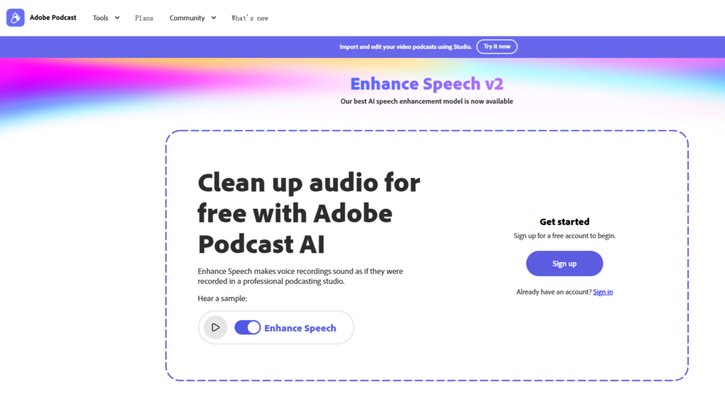 剪輯 Podcast 的 AI 工具有哪些？Podcastle 有增強音質的功能，同時支援自動去掉空白段落、音量調整與文字轉錄。可以三十天免費試用。